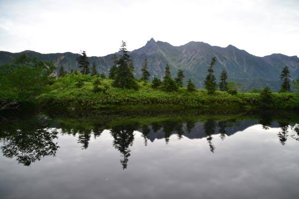 念願の水晶岳へ おまけにイワナも 3日目 念願の水晶岳へ おまけにイワナも 3日目