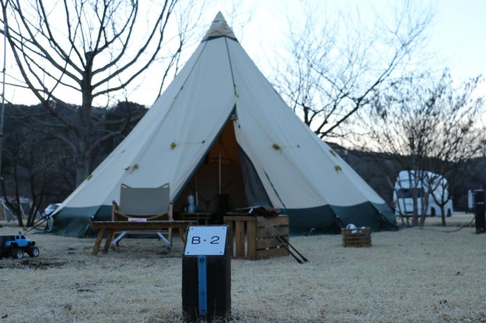父子キャンプ＠出会いの森オートキャンプ場（20150214-0215）