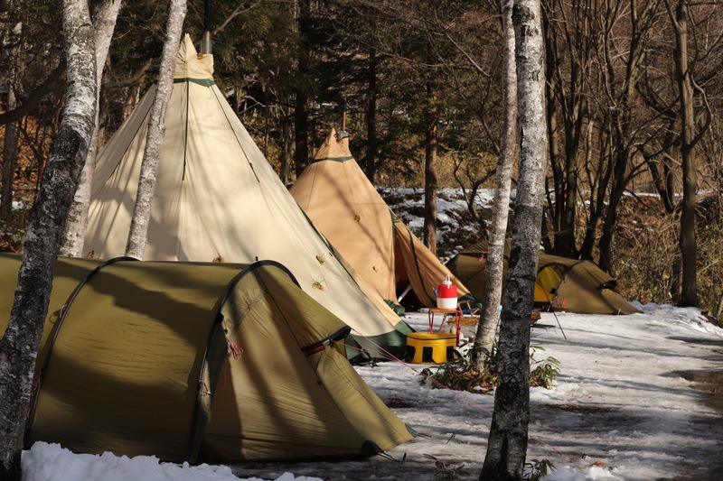 ミヤシタヒルズで雪中キャンプ（20180210--0212）