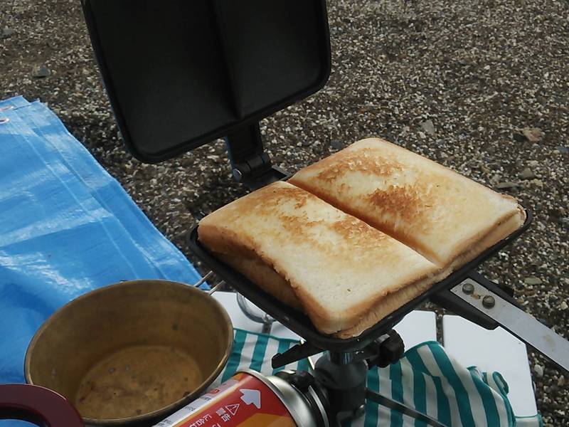 晩秋のホットサンド