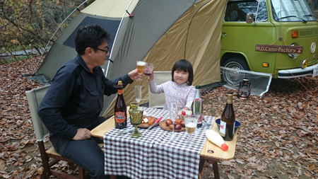 燻製・酒キャンプ　in　黒坂オートキャンプ場