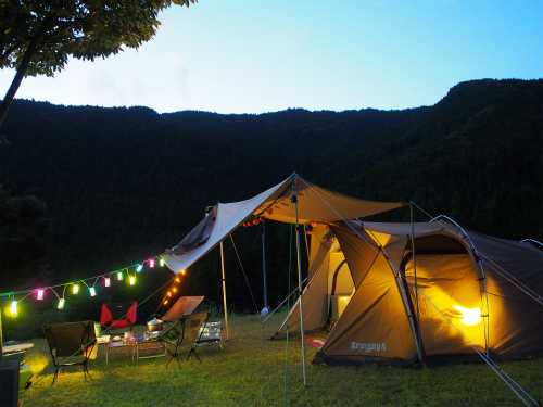 焚き火とキャンドリアーの夜!☆大茅オートキャンプ場2 焚き火とキャンドリアーの夜!☆大茅オートキャンプ場2