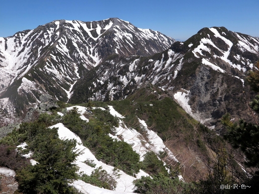 北アルプス 七倉岳 北アルプス 七倉岳