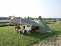 間借りでキャンプ・・