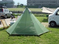 間借りでキャンプ・・