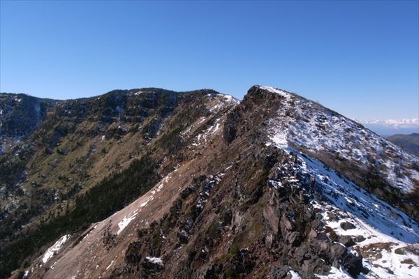 車坂峠~黒斑山~蛇骨岳~仙人岳~Jバンド