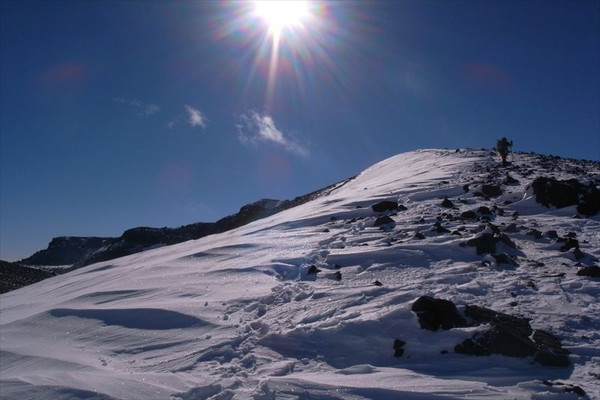 快晴の浅間山(前掛山)