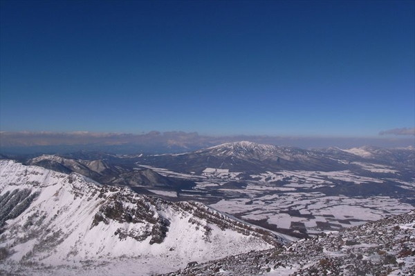 快晴の浅間山(前掛山)