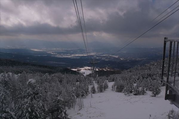 真っ白の北横岳で登り納め
