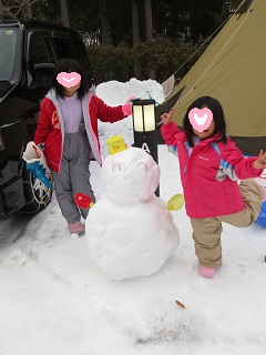 祝！初雪中キャンプ　～二日目編～