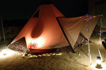 クリスマス電飾キャンプ in 富士吉田 じゃなくて 自宅(涙)