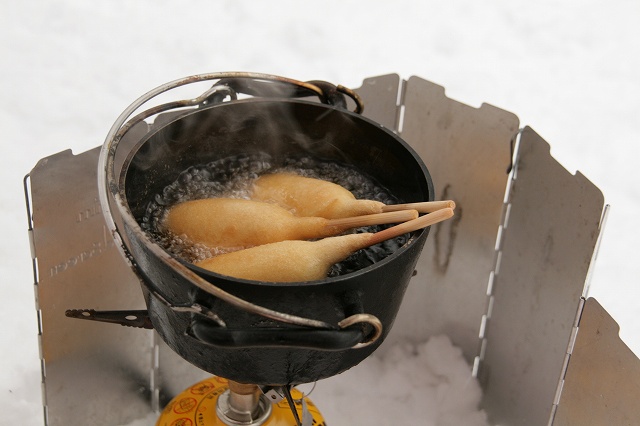 * 雪中キャンプ DE オールウエザーブランケット *