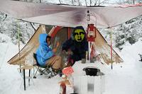 * 雪中キャンプ DE オールウエザーブランケット *