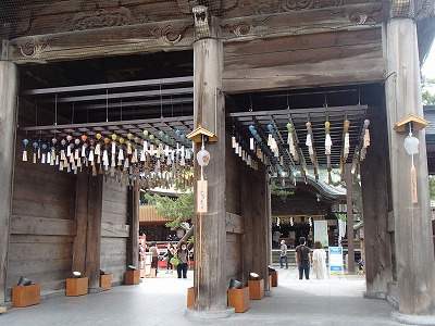 白山神社の茅の輪くぐりと風鈴まつり＠新潟