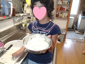 娘たちの夕飯作り 娘たちの夕飯作り