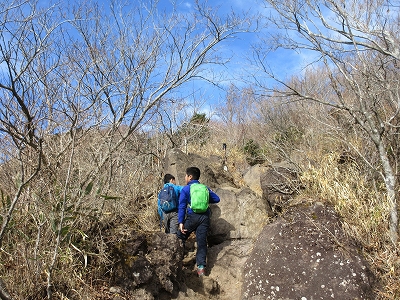 子供と登山　金時山　絶景富士山を見て