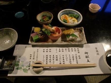 湯布院の旅2011　パート３　料理編