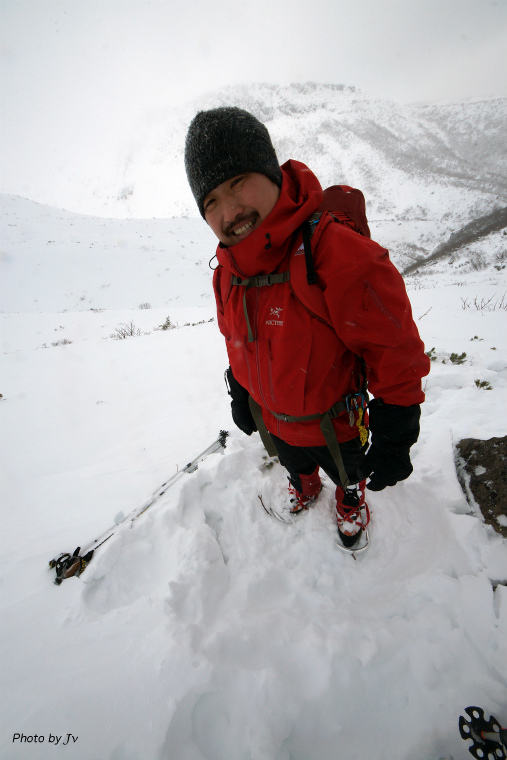 積雪期　安達太良山（1,700m）　②