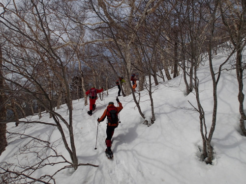 岩手山(相の沢から1,500mまで)-山スキー 岩手山(相の沢から1,500mまで)-山スキー