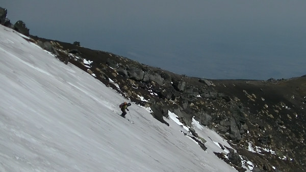 岩手山－山スキー（2015ハート沢滑走）②