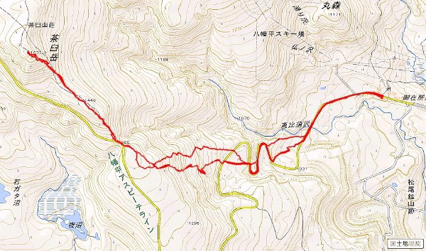 茶臼岳(八幡平)-山スキー 茶臼岳(八幡平)-山スキー
