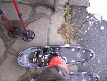 長野県 斑尾山でスノーシューデビュー まだらおの湯からピストン 長野県 斑尾山でスノーシューデビュー まだらおの湯からピストン