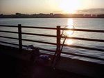 初日の出 ついでの 初投げ