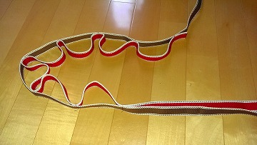 デイジーチェーンと自立用ロープの作成 デイジーチェーンと自立用ロープの作成