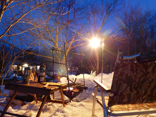snowboard と camp
