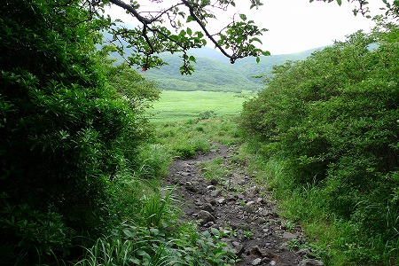 豪雨の坊ガツルキャンプ場
