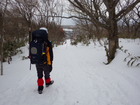 今年もやっちゃいました。　雪の那須岳避難小屋泊