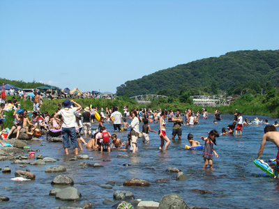 田代で父子キャン…其の一