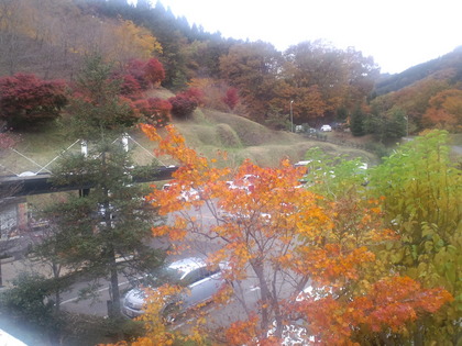秋山温泉の紅葉