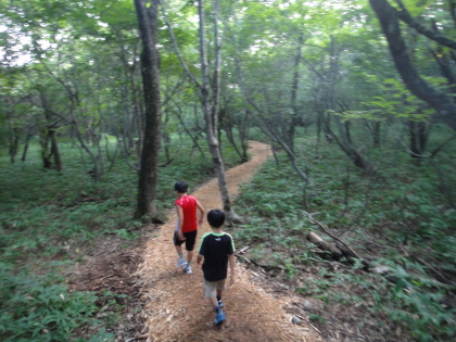 那須高原で、ハイキング、山登り、川遊びキャンプ！　（前編　休暇村那須キャンプ場）