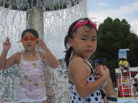 王仁公園(わにこうえん)プールに行きました(#^.^#)