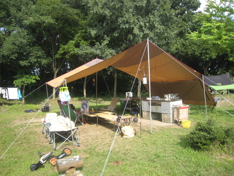 大佐山オートキャンプ場でシャワートレッキング(^^♪