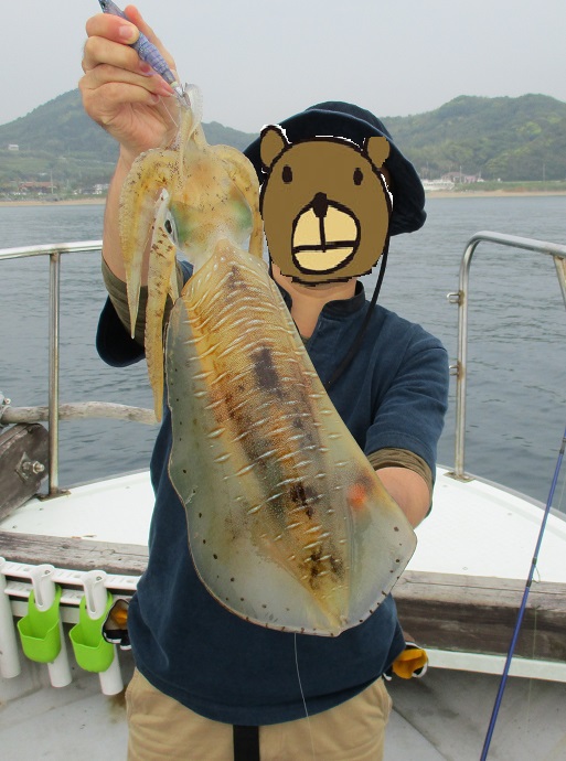 釣行(糸島ボートエギング_5/28)爆釣!?でめちゃ楽しい~♪ 釣行(糸島ボートエギング_5/28)爆釣!?でめちゃ楽しい~♪