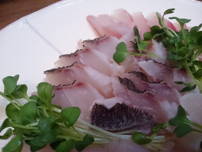 イサキの松皮造り イサキの松皮造り
