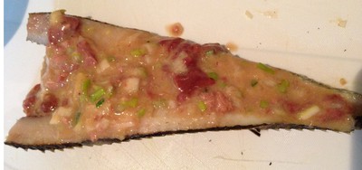 特鰭の塩焼き&軍艦焼き(男子ごはん)