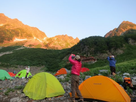 2015夏トレッキングキャンプ3日目＠徳沢キャンプ場