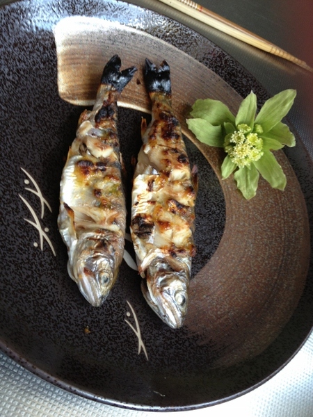 やまめのばっけ味噌焼き