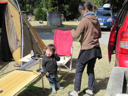 2010 初キャンプ in 歌瀬
