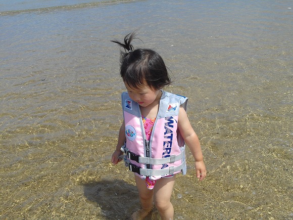 海遊びと潮干狩りに行って来ました