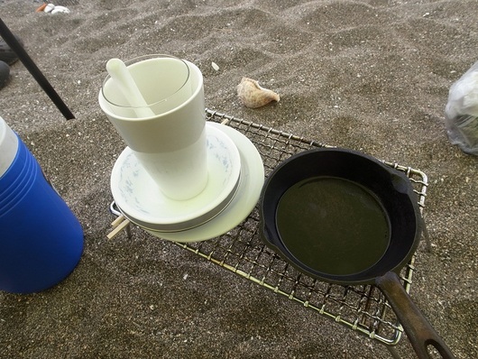 キャンプでの 食器のこと
