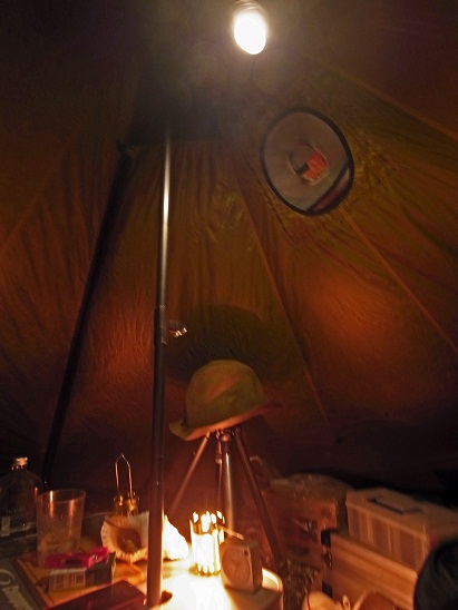Beef stew making camping Night