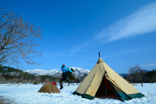中蒜山 雪中キャンプ 中蒜山 雪中キャンプ