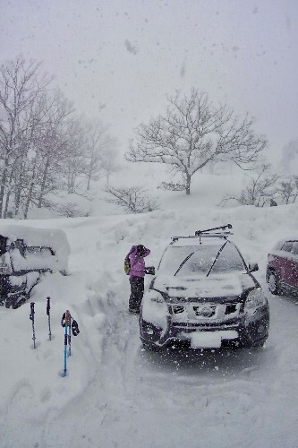 ちょっと豪雪の深入山まで ちょっと豪雪の深入山まで