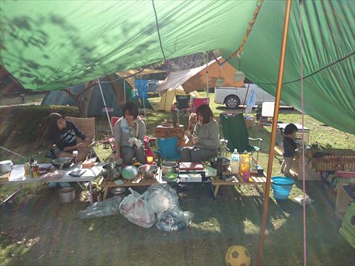 2家族キャンプ in 日向サンパークオートキャンプ場