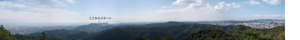 孤高の半縦(全山縦走の1/2)