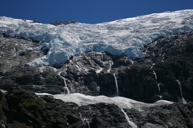 氷河の展望トレッキング